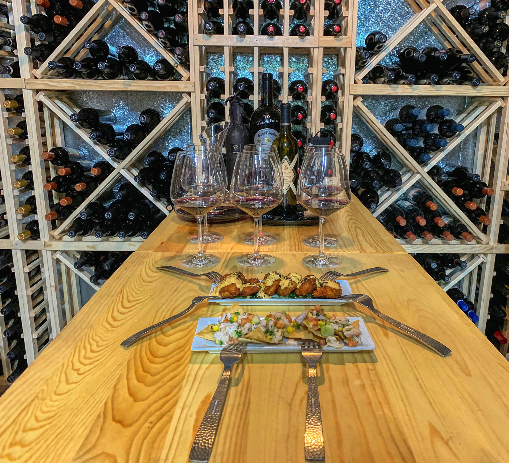 Fine Wine at Alaska Luxury Lodge