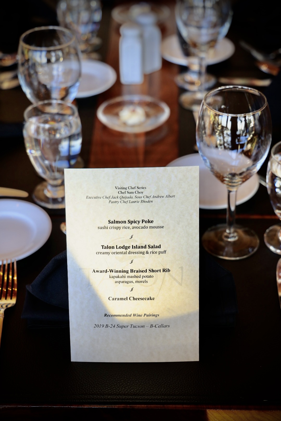 Alaska Lodge Cuisine Sam Choy